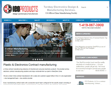 Tablet Screenshot of icoproducts.com